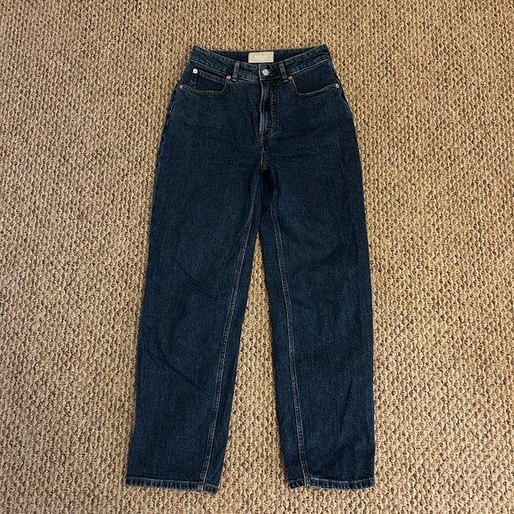 Everlane The Curvy Hourglass Way-High Jean sz 26, 29.5" Inseam, Vintage Indigo - Picture 1 of 4